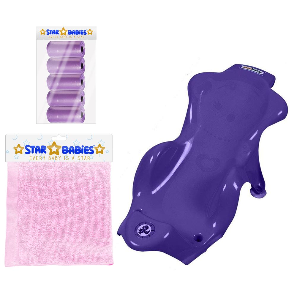 Star Babies - Scented Bag, Baby Bath Sling, Towel - Lavender