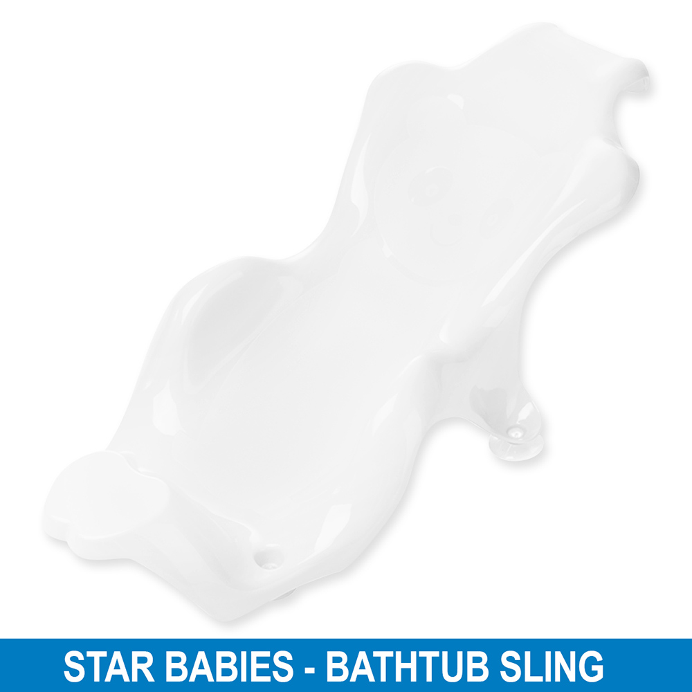 Star Babies - Baby Bath Sling Tub - White