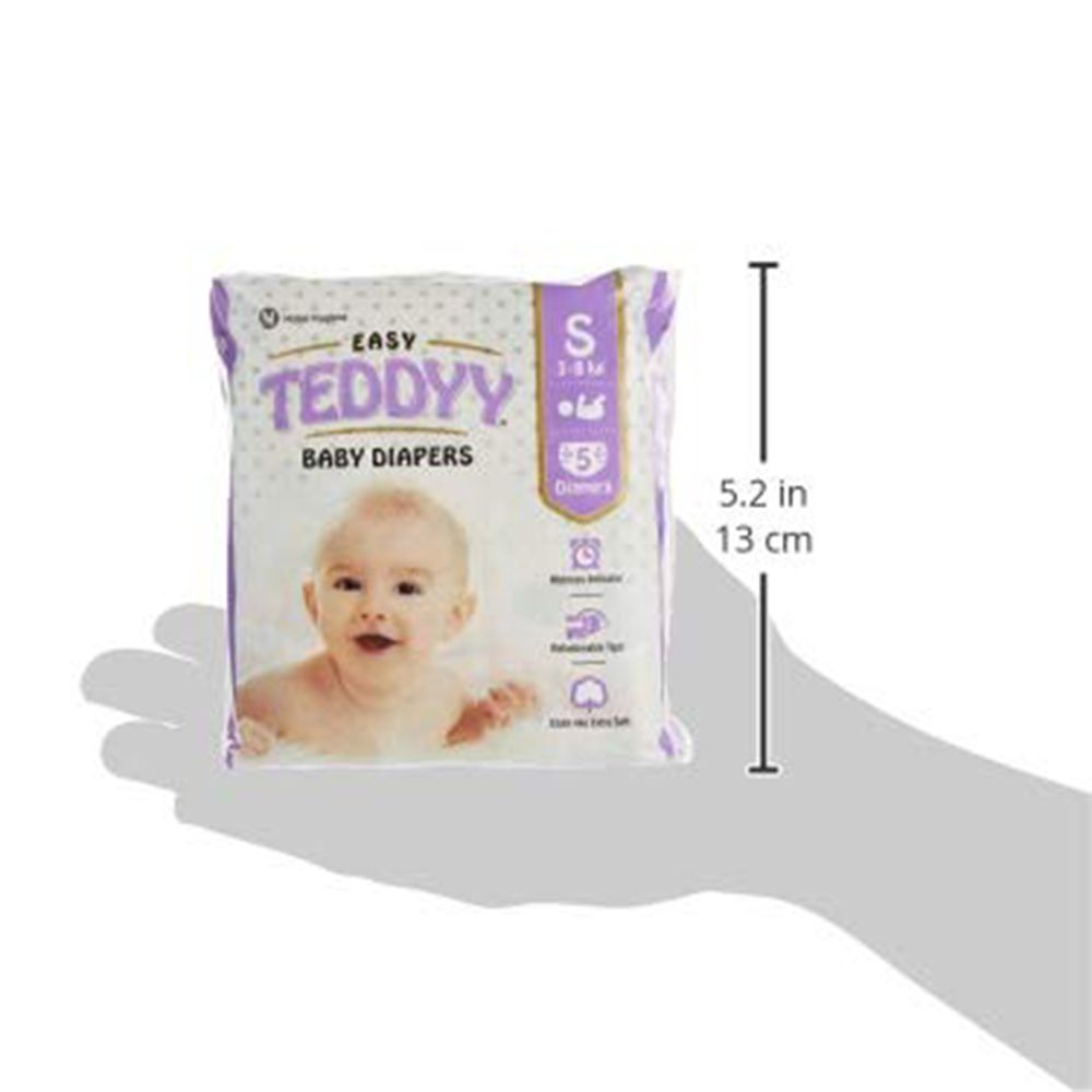 Teddy baby diapers sales small