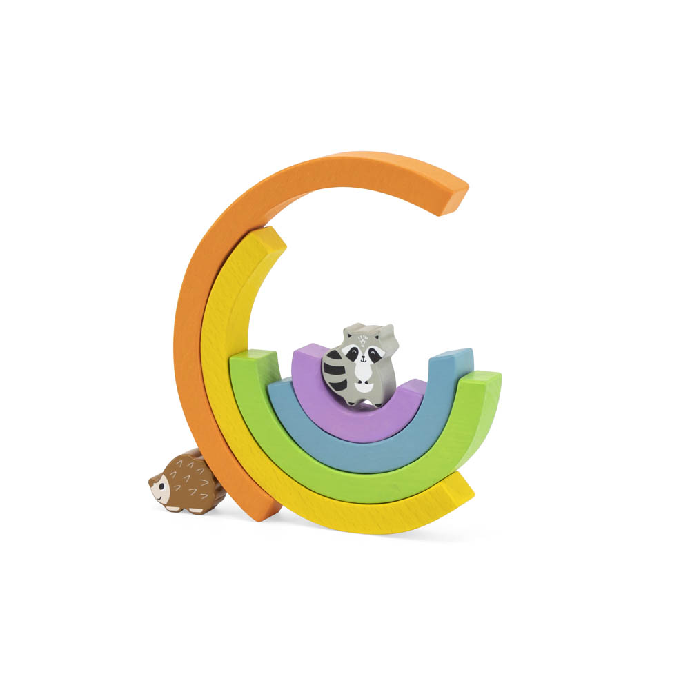 Viga - Rainbow Balancing Blocks - Animals