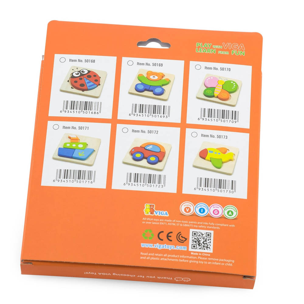 Viga - Handy Block Puzzle - Butterfly