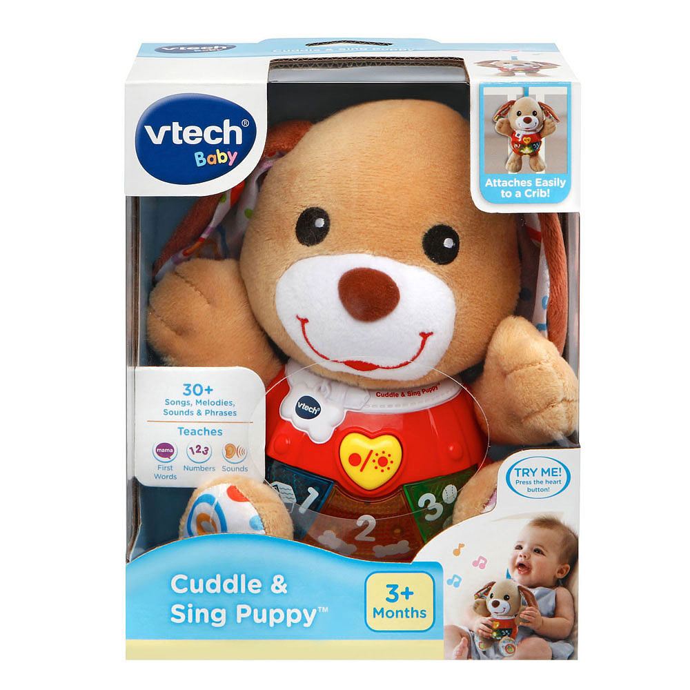 Vtech cuddle shop and sing puppy