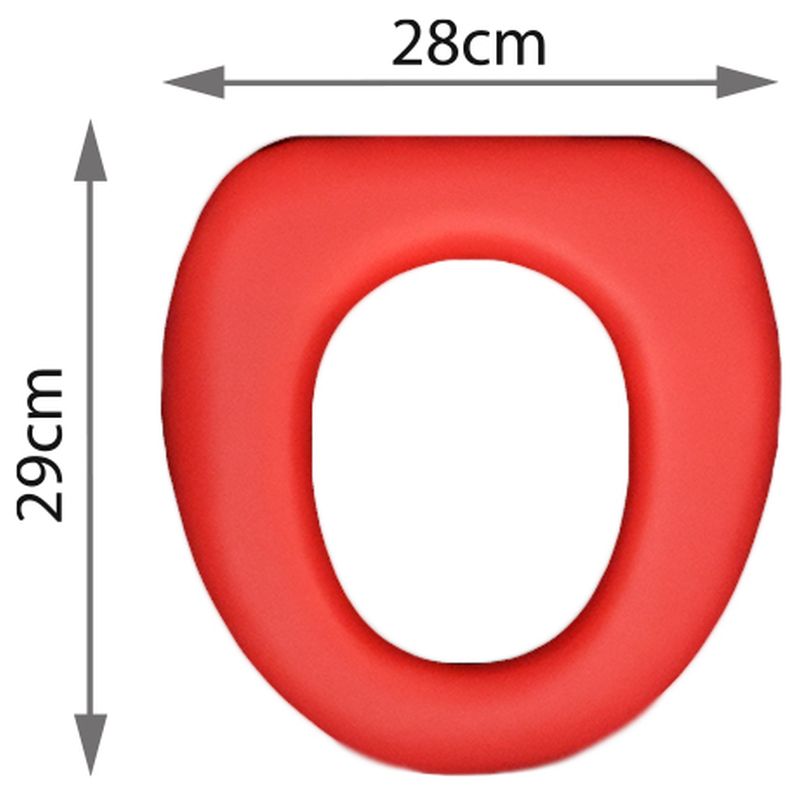Reer - Non-Slip Soft Toilet Seat Insert For Kids - Red