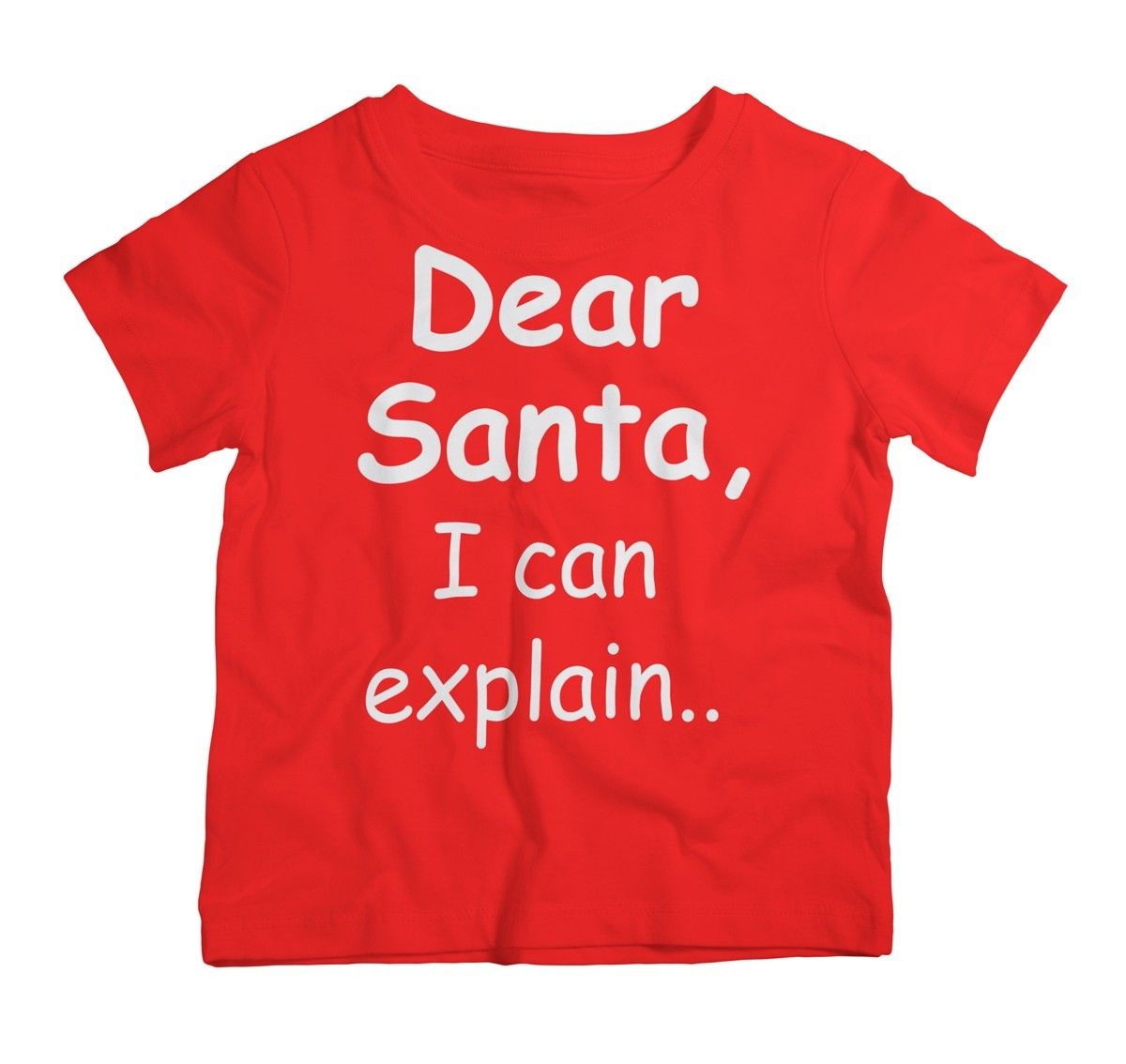Twinkle Hands - Chirstmas I Can Explain T-Shirt - Red