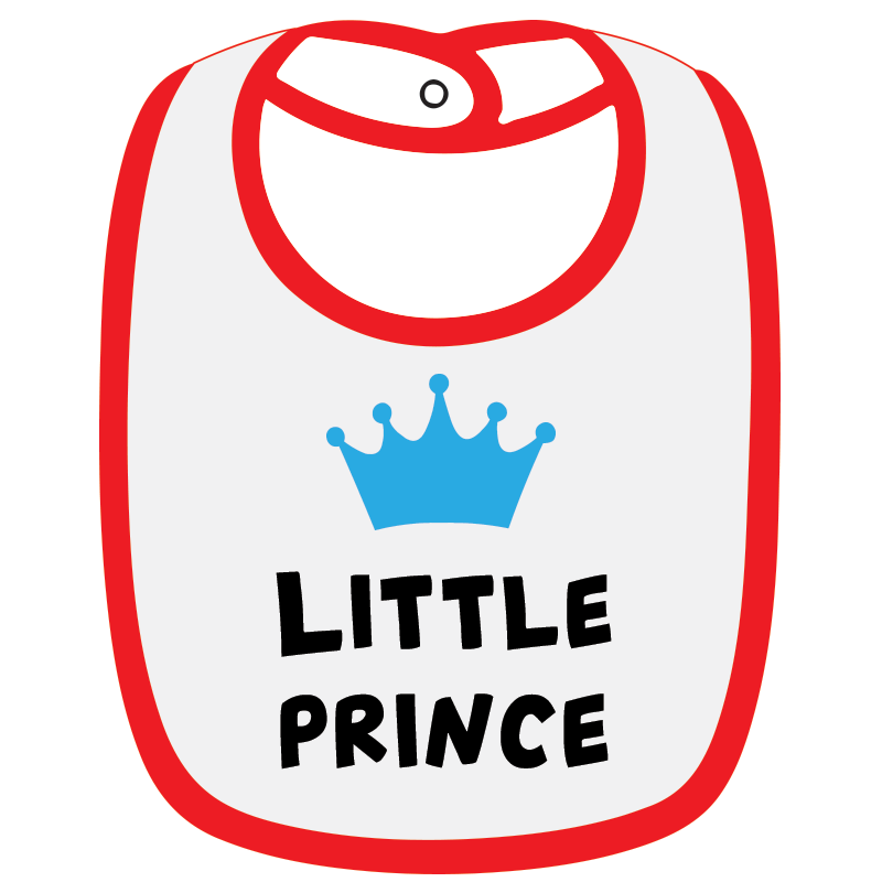 Twinkle Hands Little Prince Baby Bib