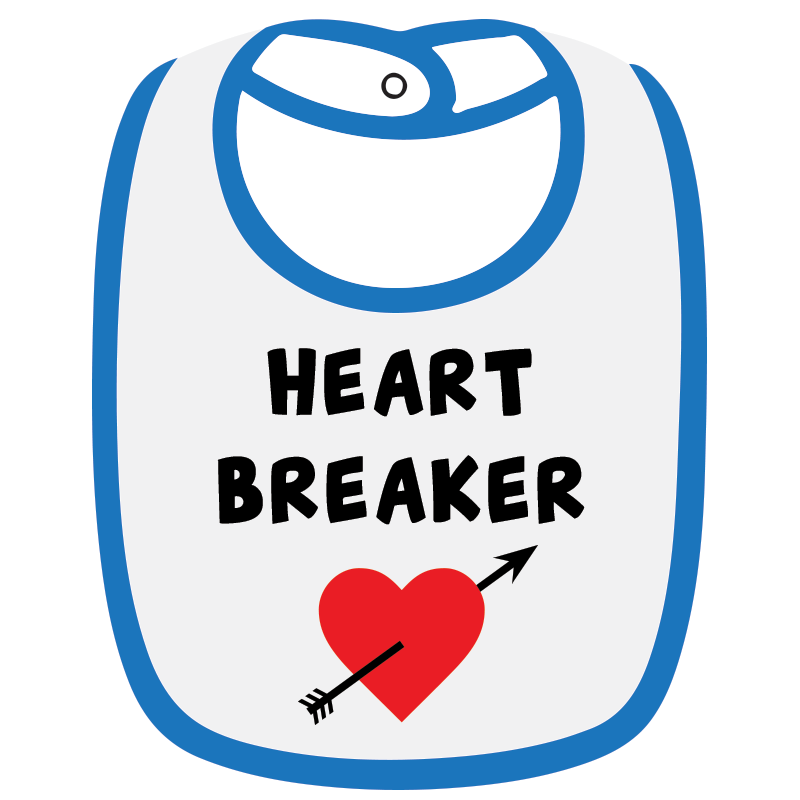 Twinkle Hands Heart Breaker Baby Bib