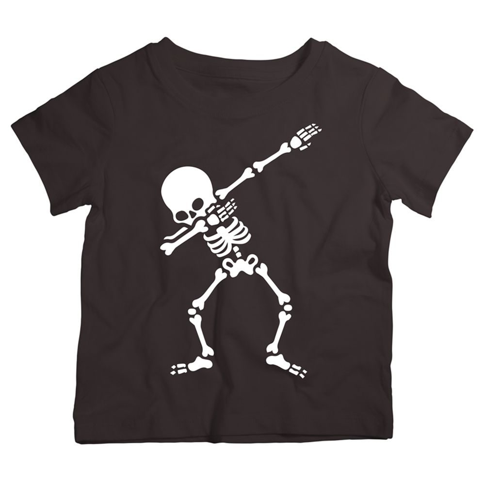 Twinkle Hands - Dancing Skeleton - Halloween T-shirt - Black