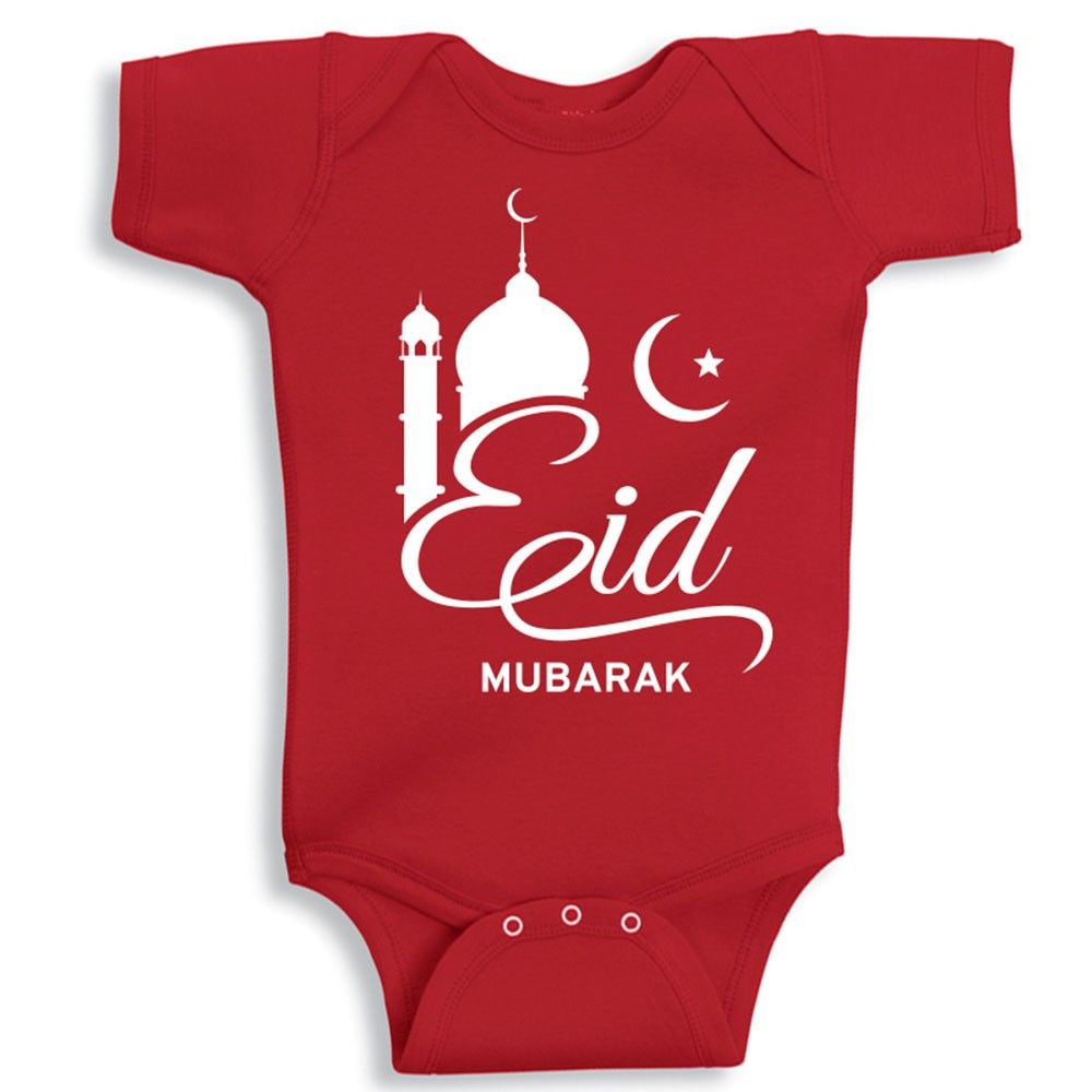 Twinkle Hands Red Eid Mubarak Onesie