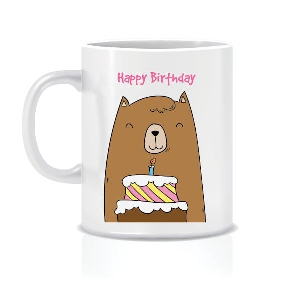 Twinkle Hands - Happy Birthday Mug - Dog