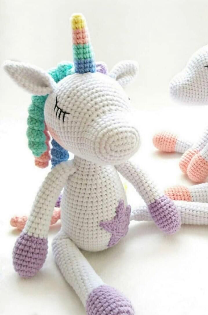 Pikkaboo - Snuggle & Play Crocheted Unicorn