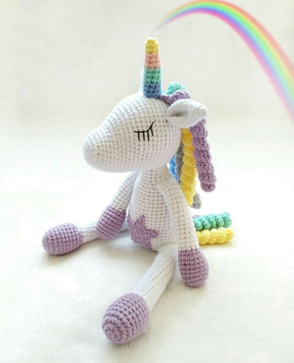 Pikkaboo - Snuggle & Play Crocheted Unicorn