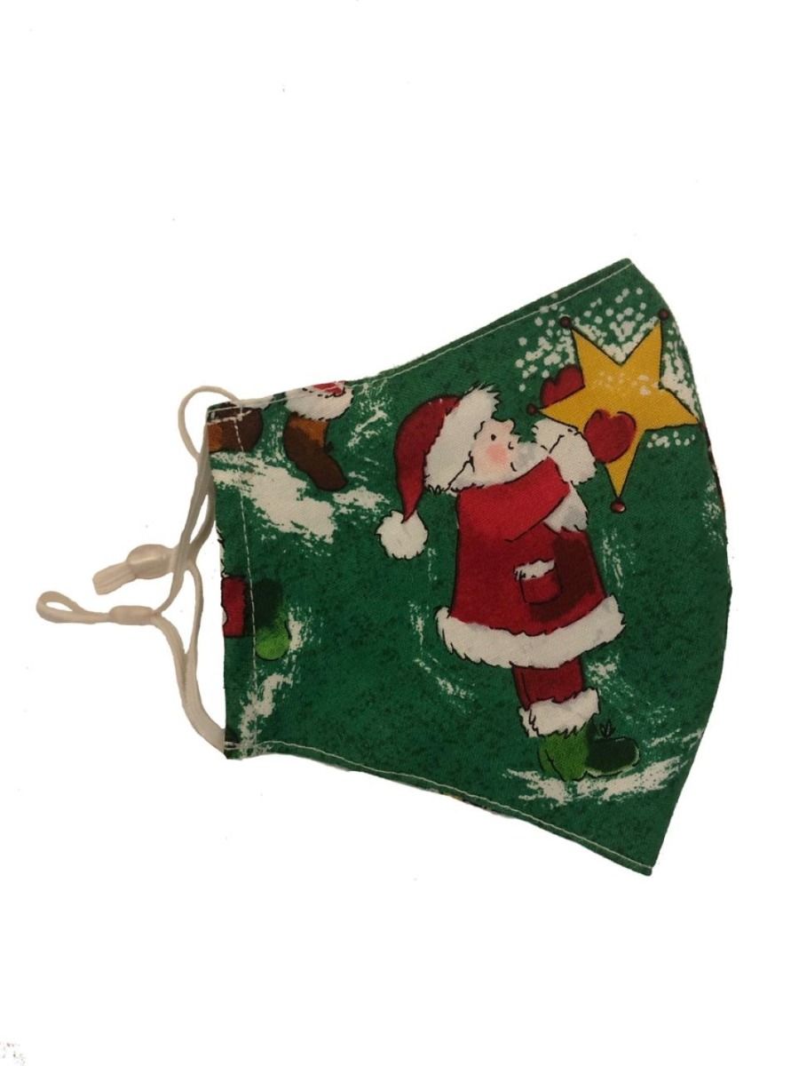 Pikkaboo - 3 Layered Washable Christmas Face Mask-Mini Kids