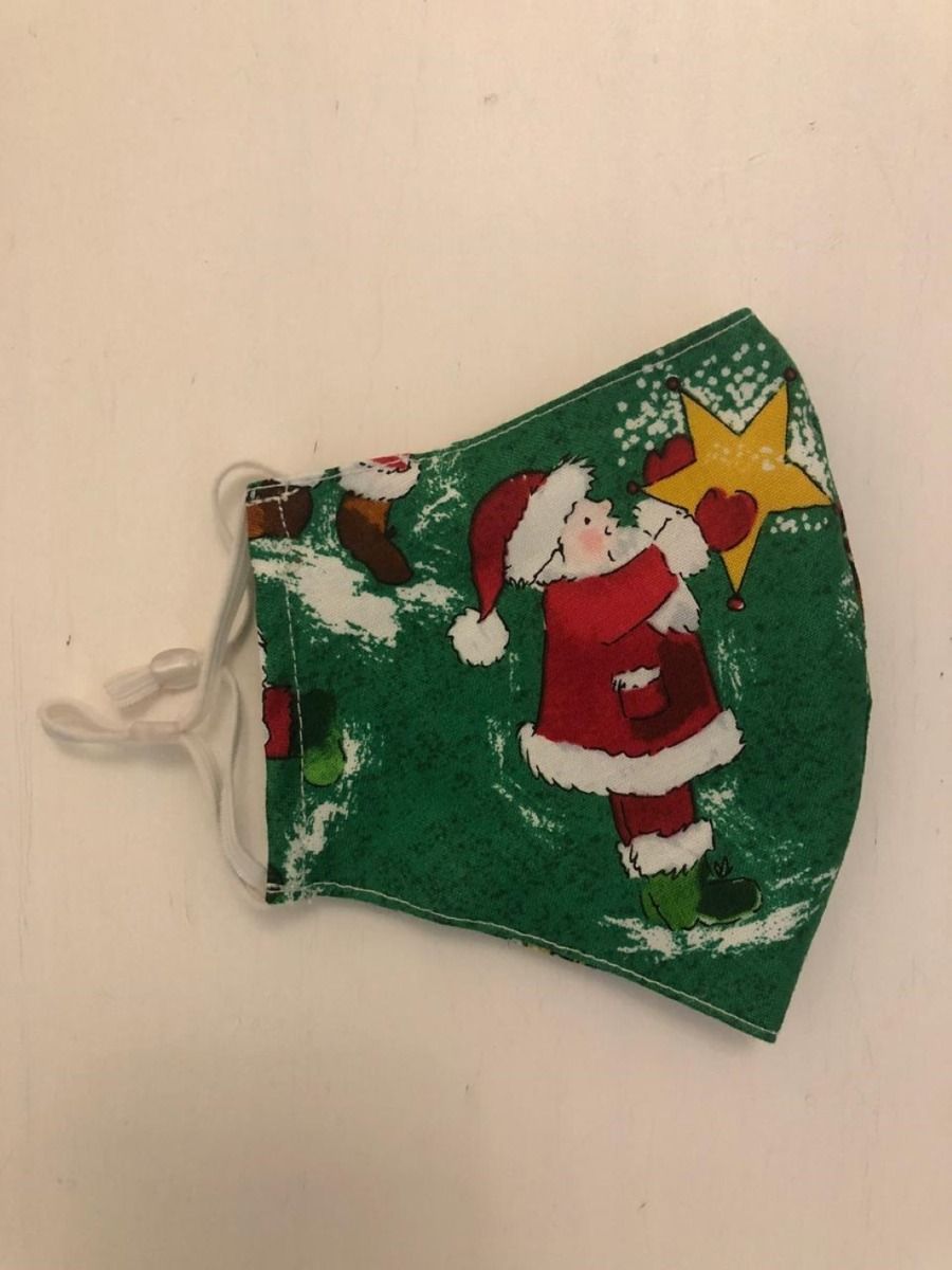 Pikkaboo - 3 Layered Washable Christmas Face Mask-Mini Kids