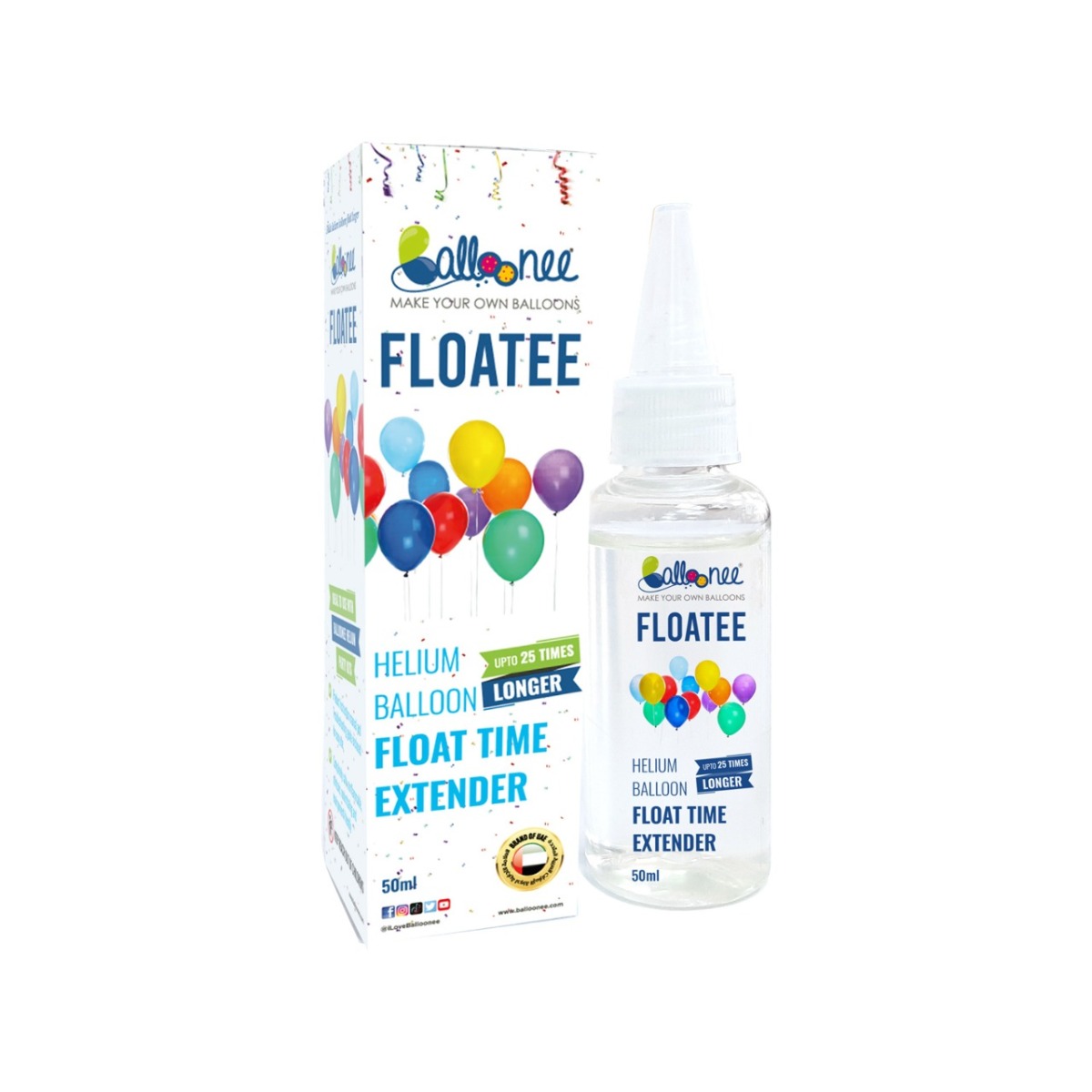 Balloonee FLOATEE - Helium Balloons Float Time Extender - 50ml