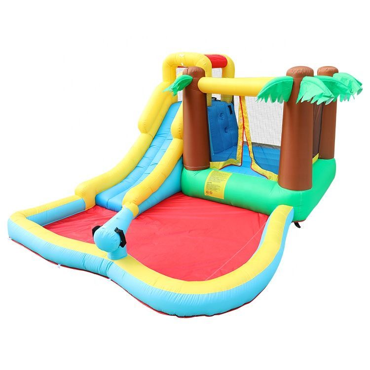 MYTS - Pampys Inflatable Bouncer With Tree Castle & Water Slide