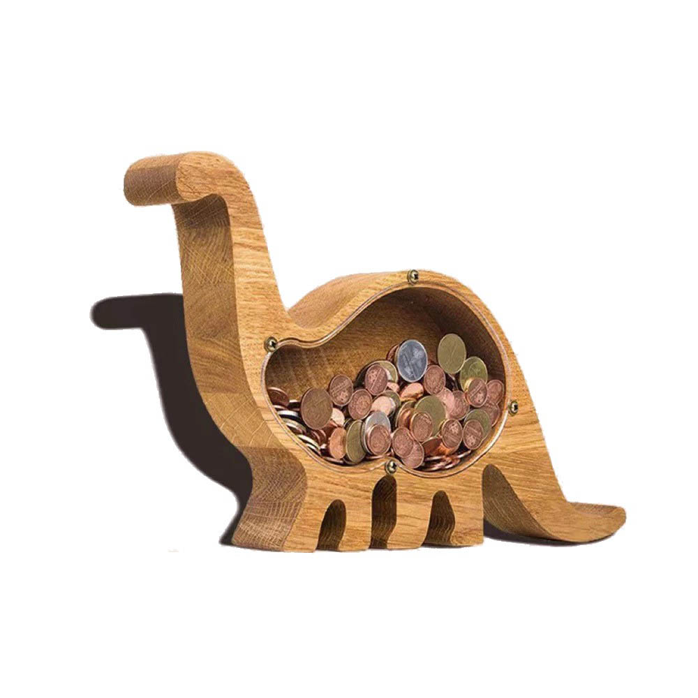 Woody Buddy - Animals Shape Piggy Banks - Dino
