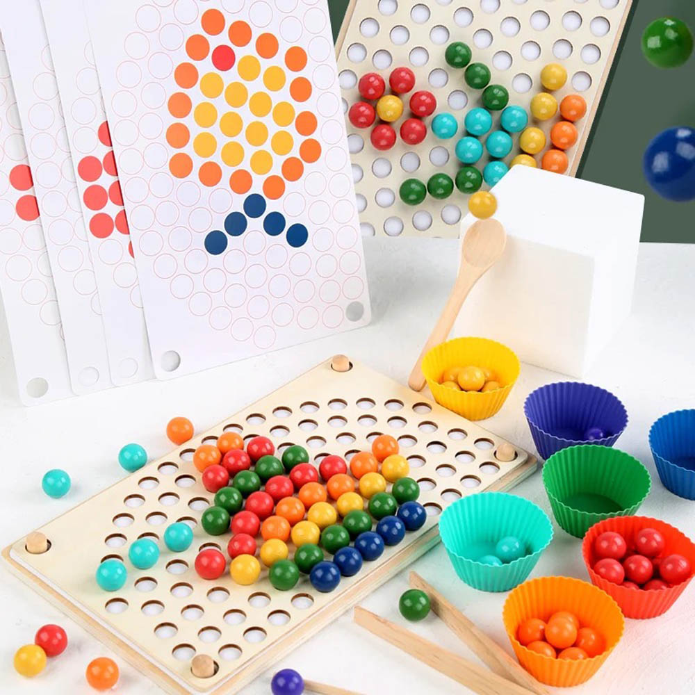 Woody Buddy - Rainbow Clip Beads