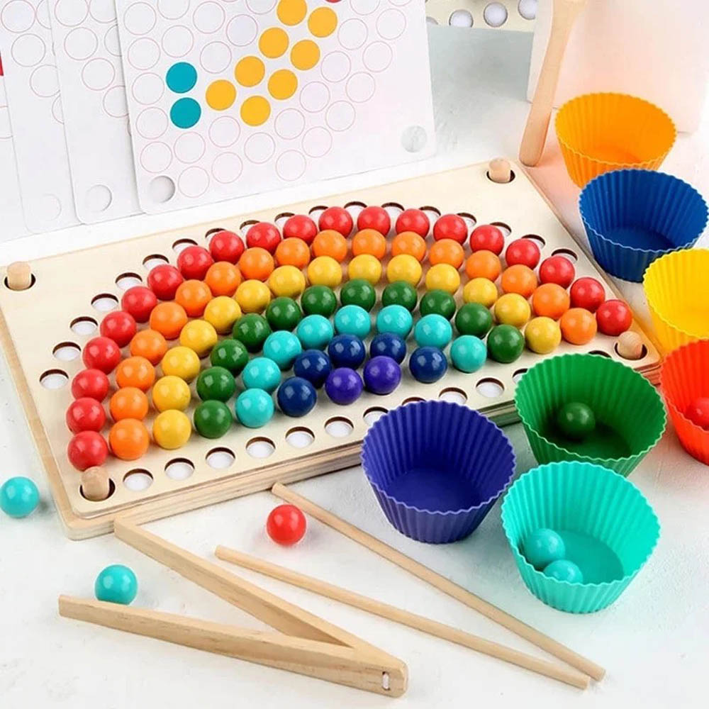 Woody Buddy - Rainbow Clip Beads
