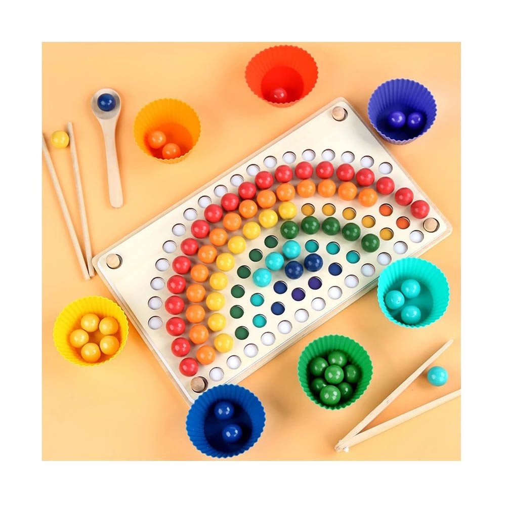 Woody Buddy - Rainbow Clip Beads