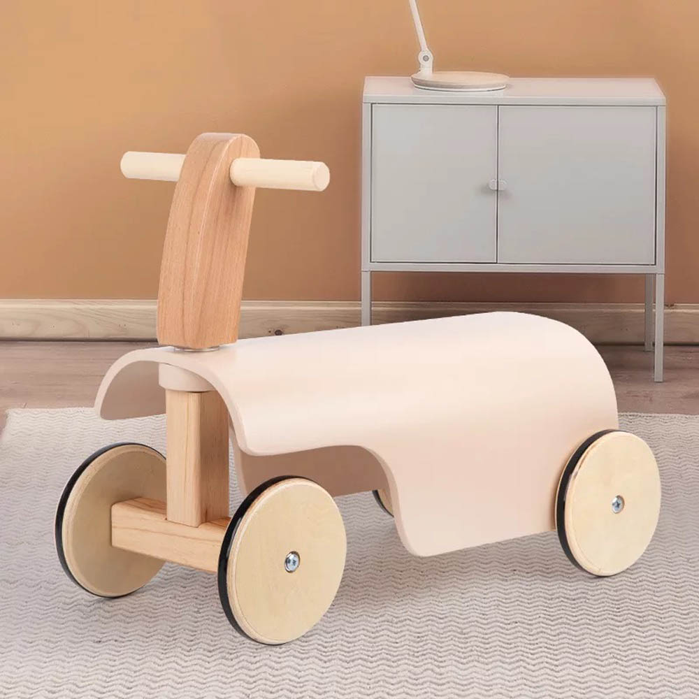 Woody Buddy - Ride-On Balance Car - Light Pink