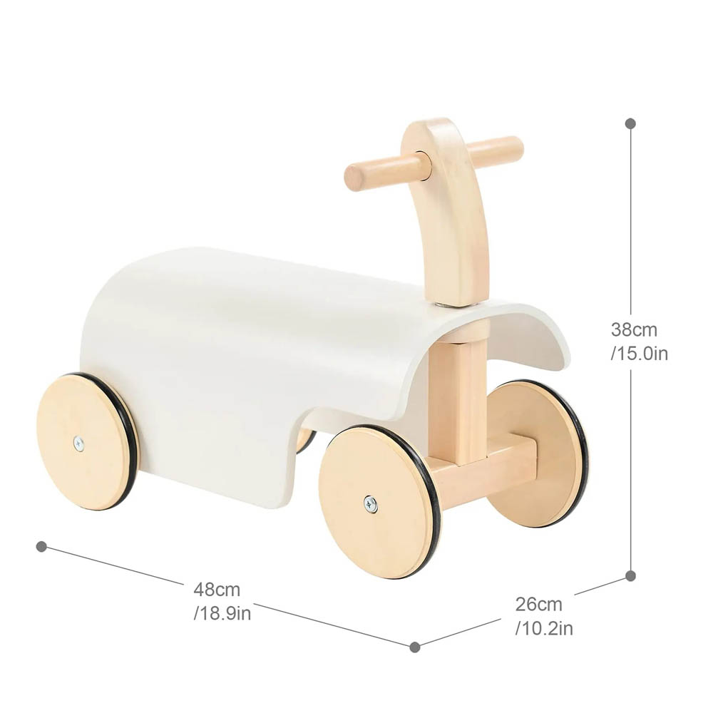 Woody Buddy - Ride-On Balance Car - White
