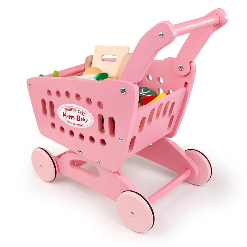 Woody Buddy - Supermarket Trolley - Pink