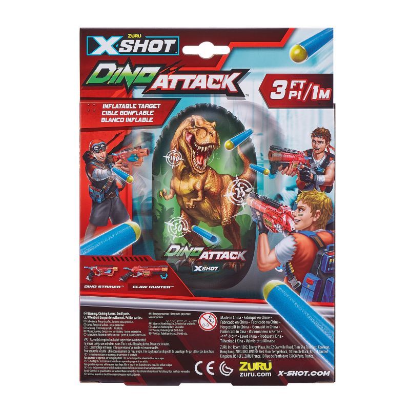 X-Shot - Dino Attack Inflatable Dino Target