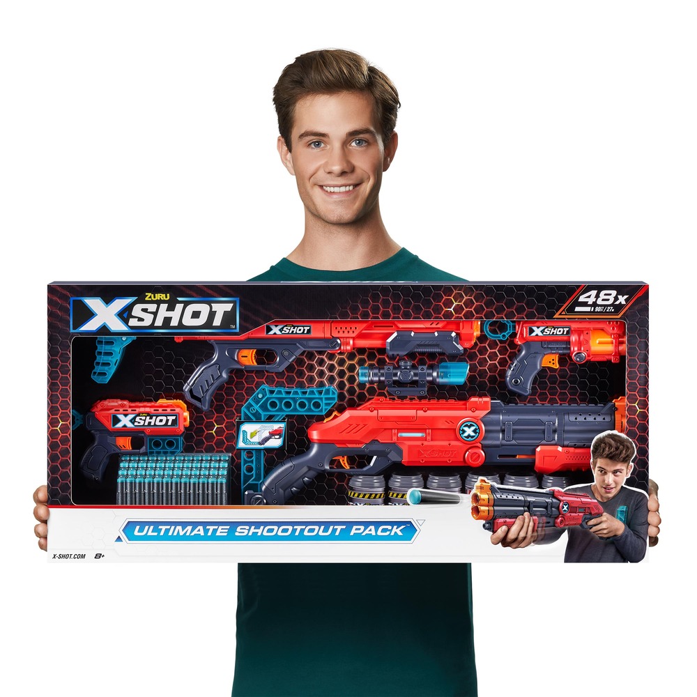 X Shot - Excel Ultimate Shootout Pack with 48 Darts