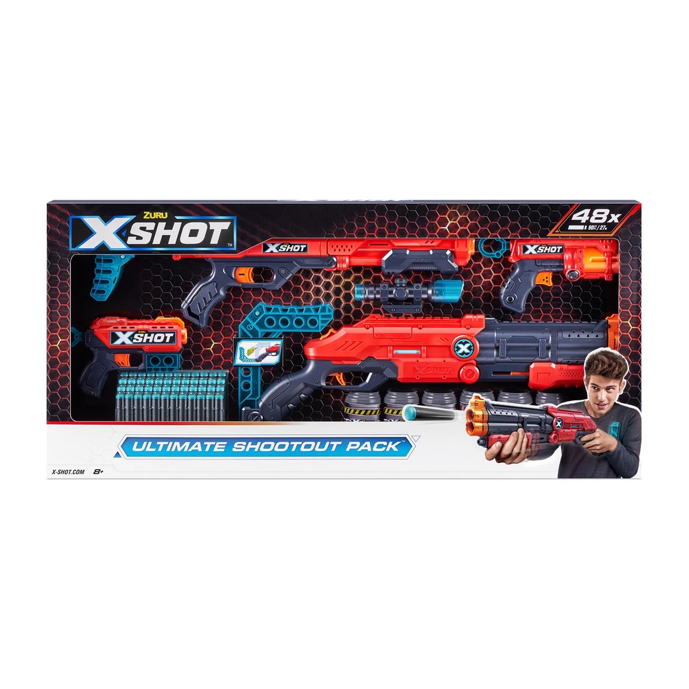 X Shot - Excel Ultimate Shootout Pack with 48 Darts