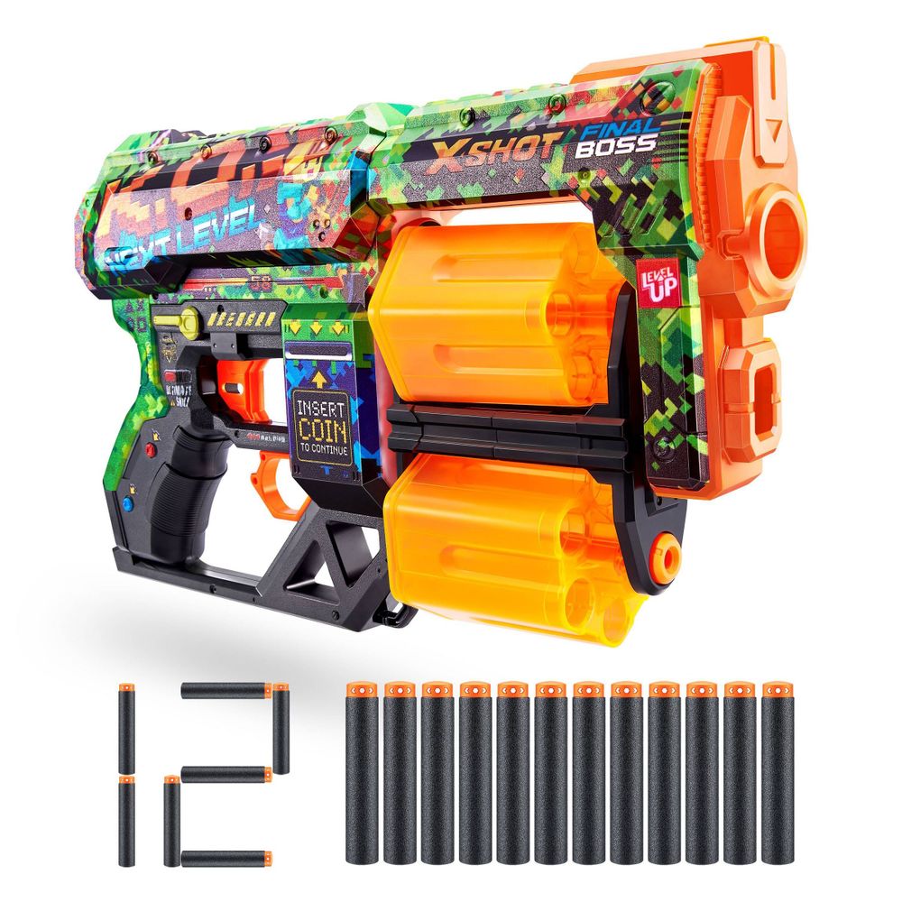 X Shot - Skins Dread Dart Blaster - 12 Darts