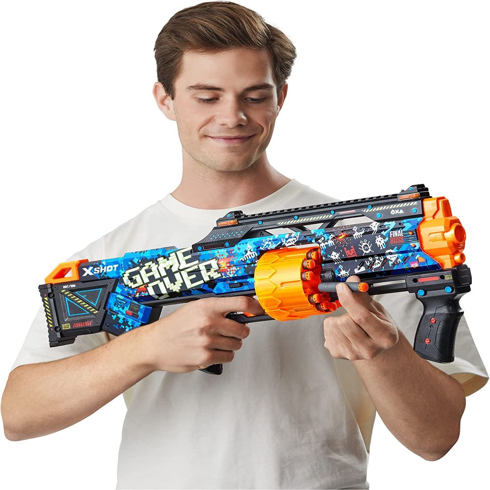 X Shot - Skins Last Stand Dart Blaster - 16 Dart