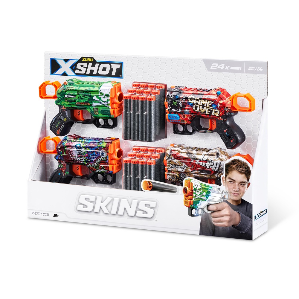 X Shot - Skins Menace - Combo 24 Darts