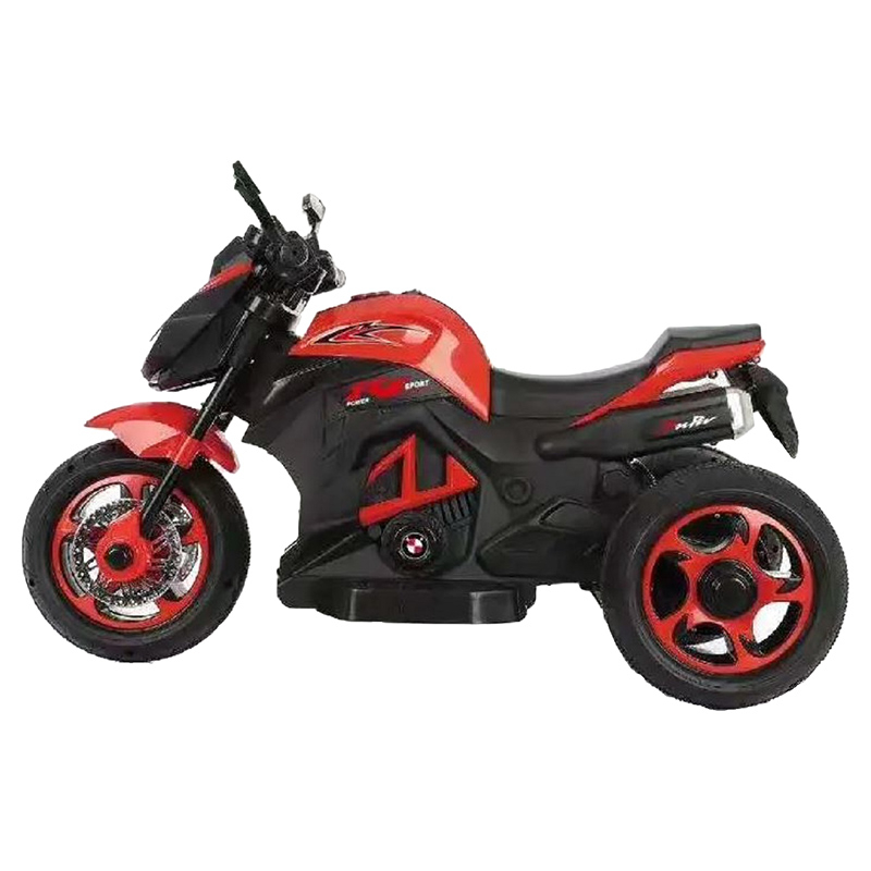 Megastar - 12V Hurricane Electric Motorcycle Trike - Red