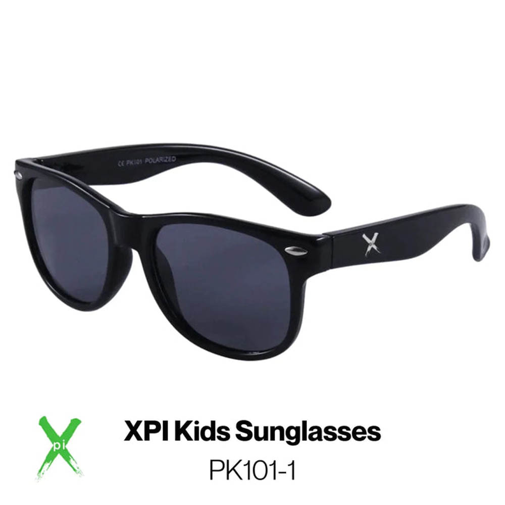 Xpi - Kids Sunglasses - Black Glass