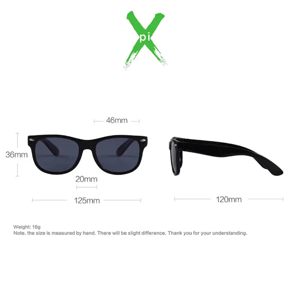 Xpi - Kids Sunglasses - Black Glass