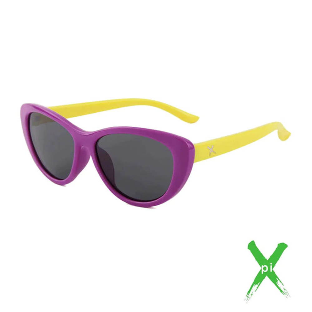 Xpi - Kids Sunglasses - Purple + Yellow