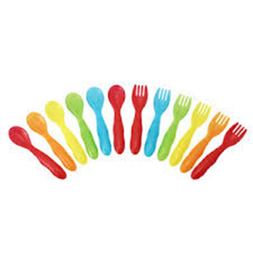 The First Years Take & Toss - Toddler Flatware 12 pk-