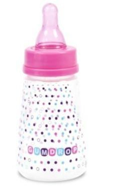 The First Years Gumdrop 4oz 1pk Slim Neck Bottle - Assortment