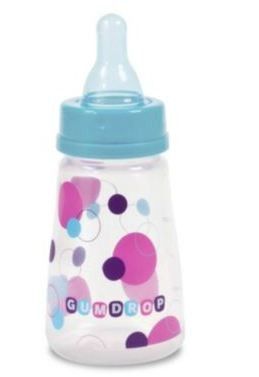 The First Years Gumdrop 4oz 1pk Slim Neck Bottle - Assortment