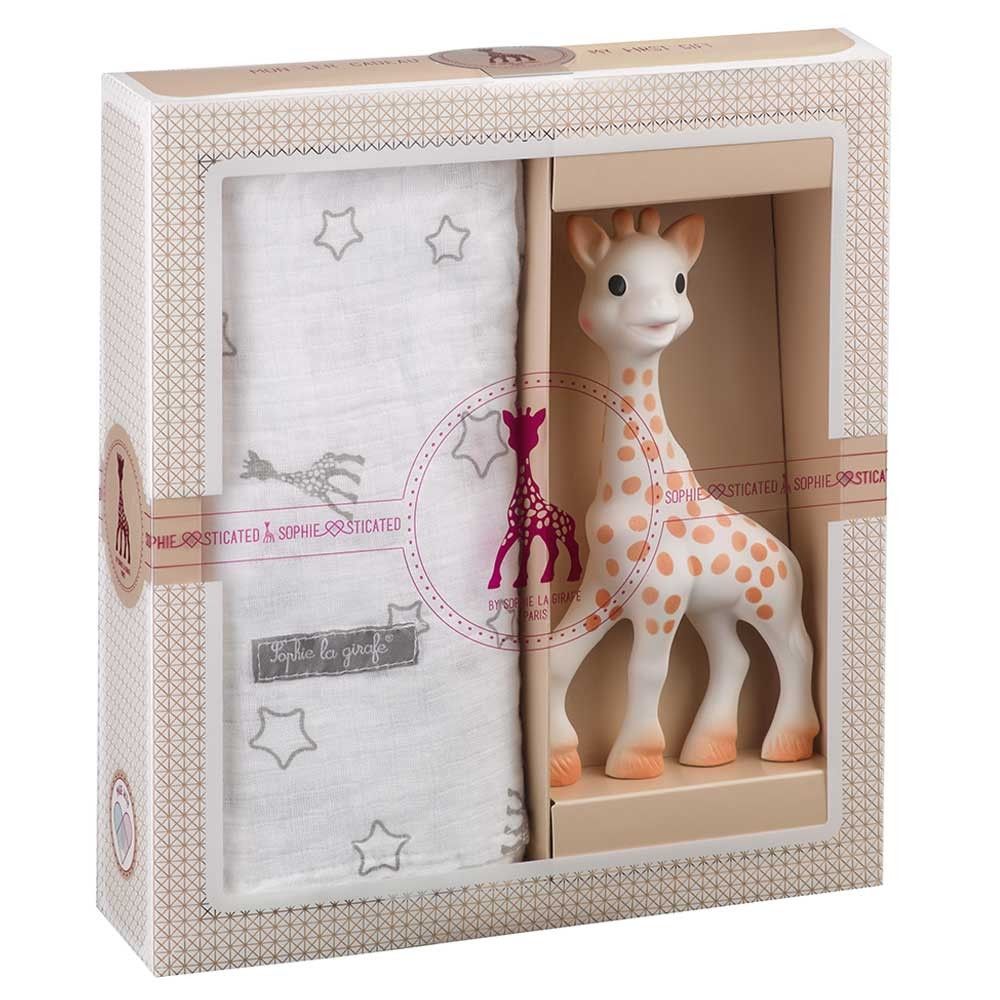 Vulli - Sophie La Girafe Tenderness Creation Set Teether & Muslin