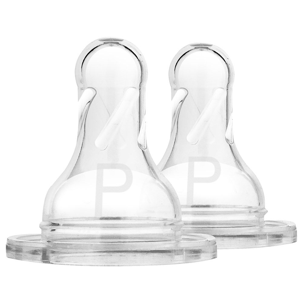 DrBrowns - Preemie Flow Silicone Narrow Neck Options+ Nipple Teat - 2pcs