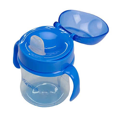 Dr Browns Blue Soft Spout Stage 1 Transition Cup - +6m - 6oz