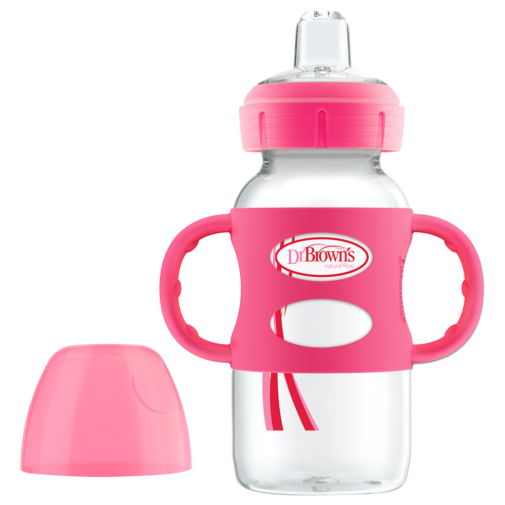 Dr. Browns - Pp Wide-Neck Options+ Sippy Bottle - Pink