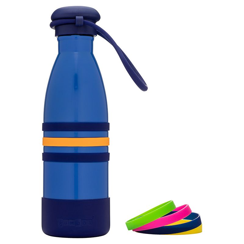 Yumbox - Aqua Bottle Ocean Blue With Strap