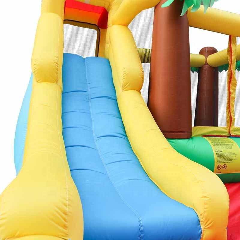 MYTS - Pampys Inflatable Bouncer With Tree Castle & Water Slide