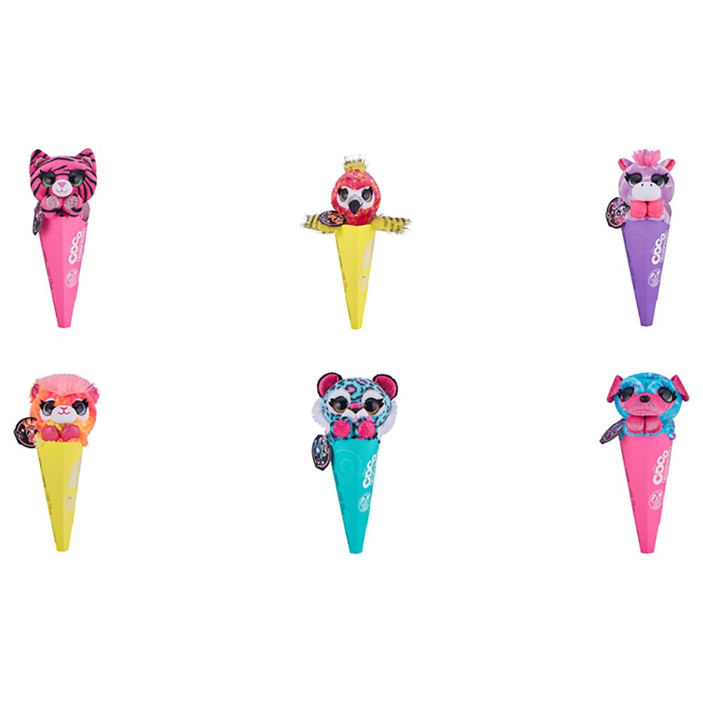 Zuru - Coco Surprise Neon Plush Toy Cone - Assorted Pcs