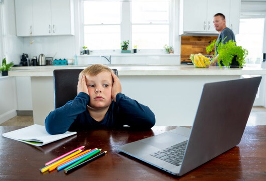 How Visual Stress During Online Learning Impacts Kids?