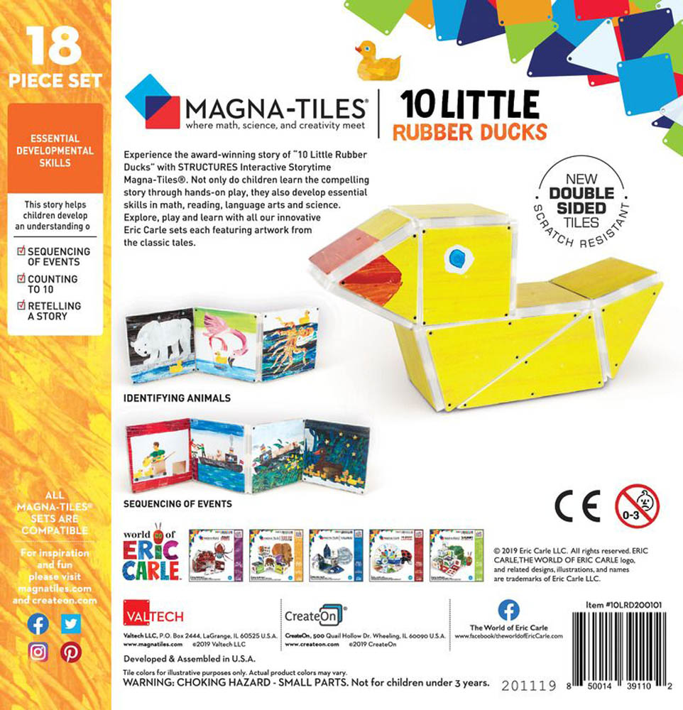Magna Tiles - 10 Little Rubber Ducks