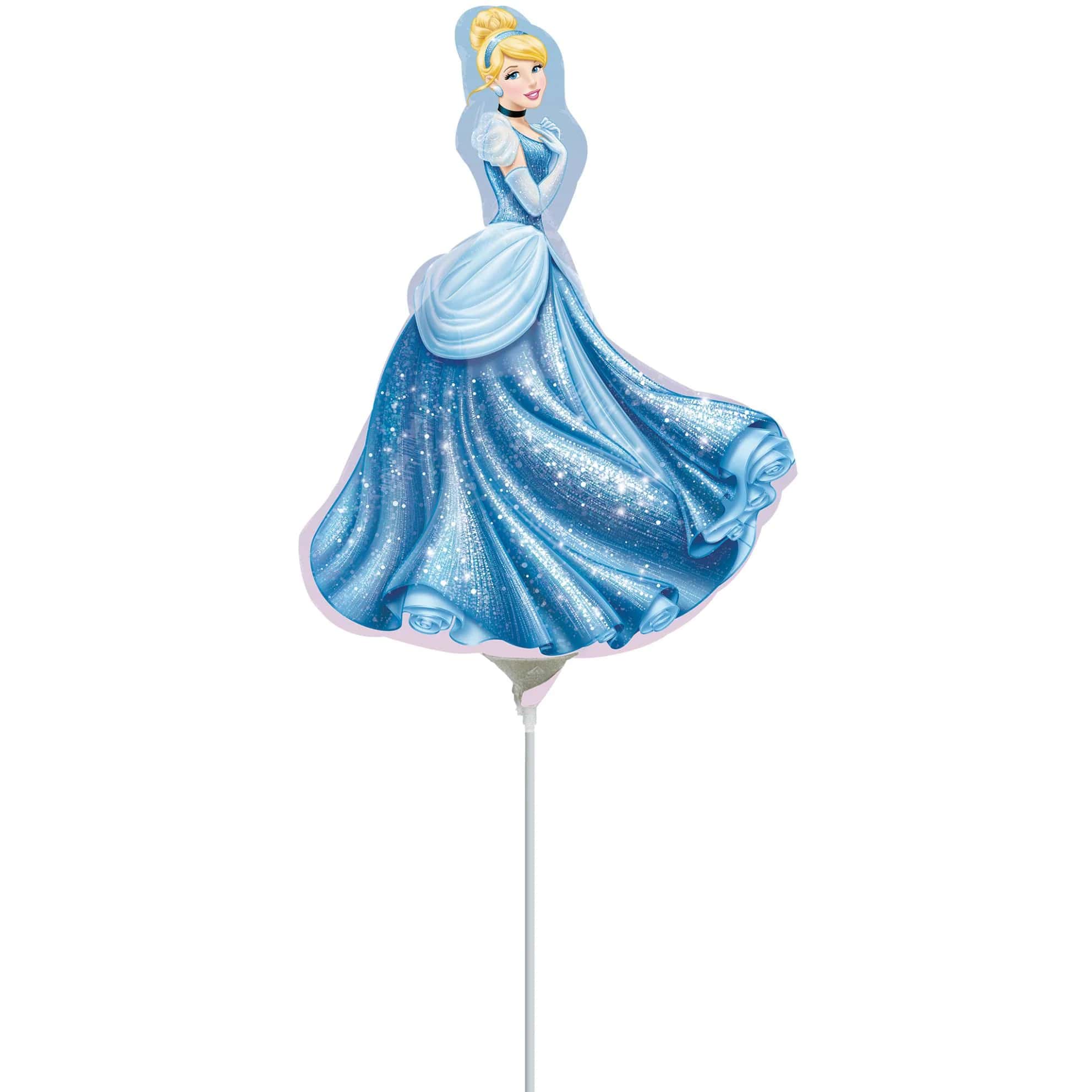 My Party Centre - A30 Cinderella Mini Shape Balloon -Air Filled Only/ Non Packaged