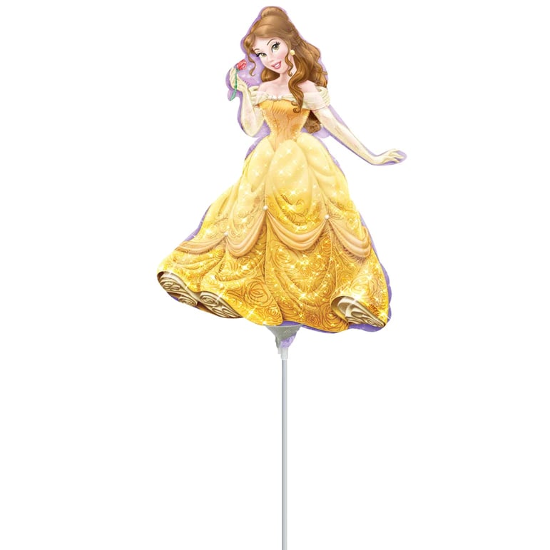 My Party Centre - A30 Princess Belle Mini Shape - Air Filled Only/ Non Packaged
